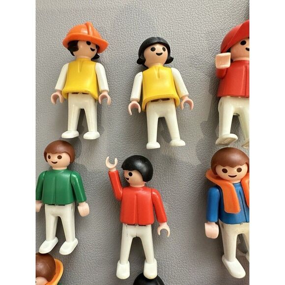 GEOBRA 2" Figurine People Clothes Toy Lot Vintage - Picture 7 of 9